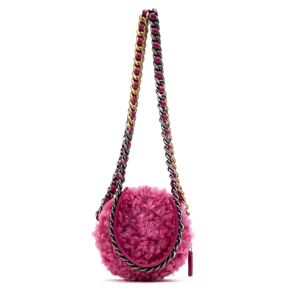 Chanel 19 Round Chain Clutch - Picture 5 of 9